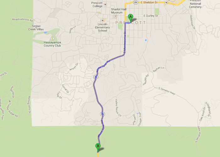 Direction to Wolverton Mountain Trail #9415